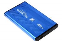 ausgefallene generic usb 20 sata extern 25 ssd hdd festplatte gehause laptop plattengehause blau foto