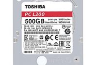 ausgefallene toshiba l200 500 gb interne festplatte 64 cm 25 zoll sata schwarz bild