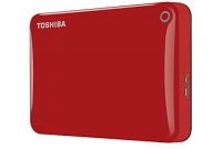 ausgezeichnete toshiba canvio connect ii 500 gb mobile festplatte 64 cm 25 zoll usb 30 rot foto