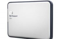 ausgezeichnete wd my passport slim externe festplatte 1tb 64 cm 25 zoll usb 30 silber foto