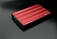 awesome 25 hdd sata gehause usb 20 alu rot bild