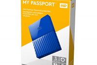 awesome wd my passport 3 tb mobile externe festplatte 64 cm 25 zoll mit kennwortschutz standard oberflache blau wdbynn0030bbl wesn bild