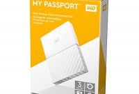 fabelhafte wd my passport 3 tb mobile externe festplatte 64 cm 25 zoll mit kennwortschutz standard oberflache weiss wdbynn0030bwt wesn bild