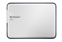 fabelhafte wd my passport slim externe festplatte 1tb 64 cm 25 zoll usb 30 silber foto