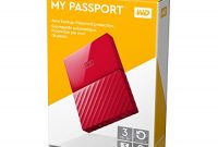 fantastische wd my passport 3 tb mobile externe festplatte 64 cm 25 zoll mit kennwortschutz standard oberflache rot wdbynn0030brd wesn bild