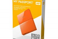 fantastische wd my passport mobile wdbyft0040bor wesn 4tb externe festplatte 64 cm 25 zoll mit kennwortschutz standard oberflache orange bild