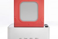 am besten poppstar 1004981 35 zoll hdd festplatten schutzhulle silikon rot bild