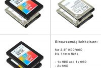 am besten rhombutech dual einbaurahmen fur 2x 25 festplatten ssds auf 35 foto