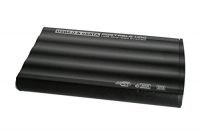 awesome externe 64 cm 25 festplattengehause sata esata in alu schwarz bild