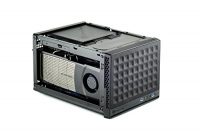 cool silverstone sst sg13b sugo mini itx kompaktes cube gehause mesh frontblende schwarz foto