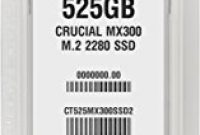 erstaunlich crucial mx300 ct525mx300ssd4 525 gb internes ssd 3d nand sata m2 2280 bild