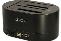 erstaunliche lindy clone und docking station fuer 2 festplatten usb und esata bild