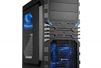 erstaunliche sharkoon vg4 w blau pc gehause mit window kit 2x usb 30 2x usb 20 atx schwarzblau foto