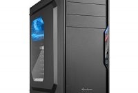 fantastische sharkoon vs4 w pc gehause mit window kit 2x usb 30 atx schwarzblau foto