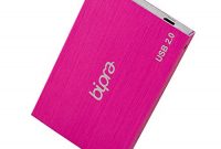 wunderbare bipra 500 gb 63 cm usb 20 fat32 externe pocket slim festplatte pink foto