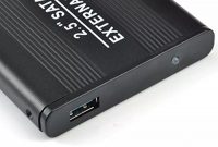 wunderbare lupo externes portables gehause fur sata 25 zoll festplatte hdd schwarz bild