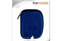 am besten kwmobile hardcase nylon tasche hulle fur externe festplatten 25 schutzhulle in blau foto