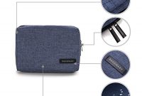 ausgefallene bagsmart elektronische tasche elektronik organizer reise fur handy ladekabel powerbank usb sticks sd karten blau foto