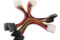 awesome cable mattersr 3 pack 4 pin molex auf dual sata strom y kabel adapter 6 zoll foto