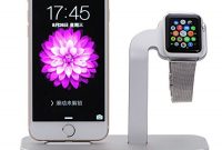 awesome niutop apple watch stand 2 in 1 premium aluminium ladestation bild