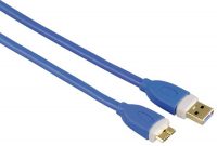 erstaunlich hama micro usb 30 kabel vergoldet doppelt geschirmt 3 m bild