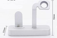 erstaunlich niutop apple watch stand 2 in 1 premium aluminium ladestation bild