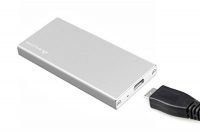 erstaunlich salcar msata aluminium festplattengehause mit usb 30 datenkabel fur m50 m30 msata ssd silber bild