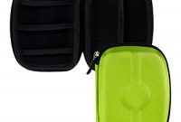 erstaunliche kwmobile hardcase nylon tasche hulle fur externe festplatten 25 schutzhulle in grun foto