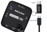 fabelhafte maxah samsung smartphone otg adapter micro usb usb c adapter handy kartenleser 7 in 1 adapter bild