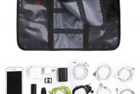 fantastische bagsmart eletronik zubehore organizer usb kabel 2er set grau foto