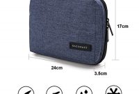 wunderbare bagsmart elektronische tasche elektronik organizer reise fur handy ladekabel powerbank usb sticks sd karten blau foto