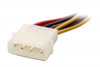 wunderbare cable mattersr 3 pack 4 pin molex auf dual sata strom y kabel adapter 6 zoll bild