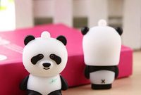 ausgefallene niceeshoptm kreativ 8gb panda form usb flash drive sticks schwarz und weiss foto