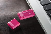 ausgefallene sony microvault x series 64gb pink flash drive usm64gxp bild