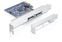 ausgezeichnete delock pcie sata 6gbs 2x extern esata bild