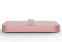 ausgezeichnete esorior aluminium dockingstation fur apple iphone x 8 7 6 6s 5 se ipod in rosegold foto