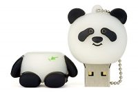 ausgezeichnete niceeshoptm kreativ 8gb panda form usb flash drive sticks schwarz und weiss bild