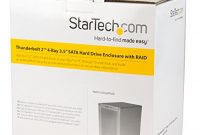 ausgezeichnete startech thunderbolt 2 quad bay raid festplattengehause mit thunderbolt kabel externes 4 fach 35 sata hdd gehause mit lufter bild