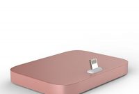 erstaunlich esorior aluminium dockingstation fur apple iphone x 8 7 6 6s 5 se ipod in rosegold foto