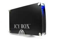 grossen icy box ib 351stu3 b externes gehause fur 35 89 cm sata festplatte mit usb 30 anschluss aluminium ein ausschalter abnehmbarer standfuss foto