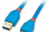wunderbare lindy usb 30 kabel pro typ a stecker auf micro b stecker 2 m blau bild