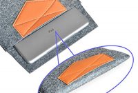 ausgefallene iprotect schutzhulle ipad filz sleeve hulle laptop tasche vertikal dunkel grau bild
