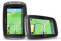 ausgefallene tomtom rider 420 motorrad navi 43 zoll mit kurvigen und bergigen strecken speziell fur motorrader karten updates europa 48 lander tomtom traffic und radarkameras freisprech foto