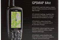 ausgezeichnete garmin gpsmap 64st gps glonass navigationssystem 26 zoll bild
