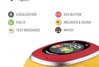 awesome myki gps uhr kinder smartwatch mit gps tracker handy ortung sos und app tracking in deutsch rot foto