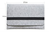 cool iprotect schutzhulle ipad mini filz sleeve hulle laptop tasche grau bild