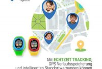 cool myki gps uhr kinder smartwatch mit gps tracker handy ortung sos und app tracking in deutsch rot bild