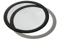 erstaunliche demciflex round dust filter 225mm schwarz bild