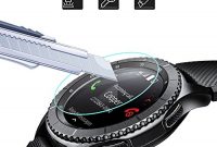 erstaunliche kimilar samsung gear s3 classicfrontier schutzfolie 4 stuck gehartetem glas screen protector fur samsung gear s3 frontierclassic smartwatch high definition und anti luftbla foto