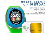 schone myki gps uhr kinder smartwatch mit gps tracker handy ortung sos und app tracking in deutsch blau foto